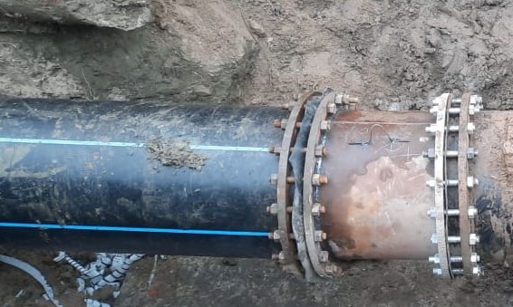 Введен в эксплуатацию реконструированный участок напорного коллектора