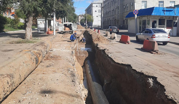Реконструкция водопровода на ул.Чернышевского – в завершающей стадии