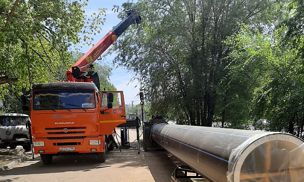 КВС готовится ввести в эксплуатацию водопровод по ул.Плодородная