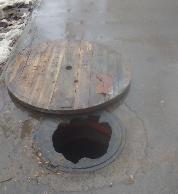 Об особой опасности открытых колодцев зимой