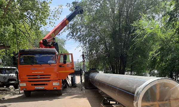 Реконструкция магистрального водопровода по Плодородной – в завершающей стадии