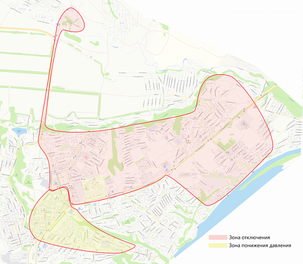 Второе плановое отключение водоснабжения